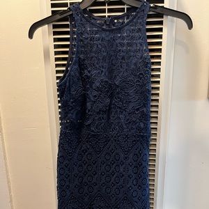 Woman Navy Blue Dress